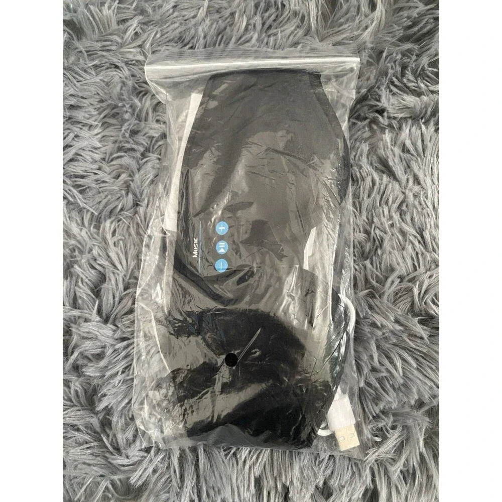 Sleep Mask Sleep Headphones Bluetooth 3D Wireless Music Sleeping Black